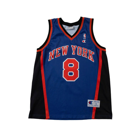 Champion New York Knicks Jersey 8 Latrell Sprewell Jersey - Known Source