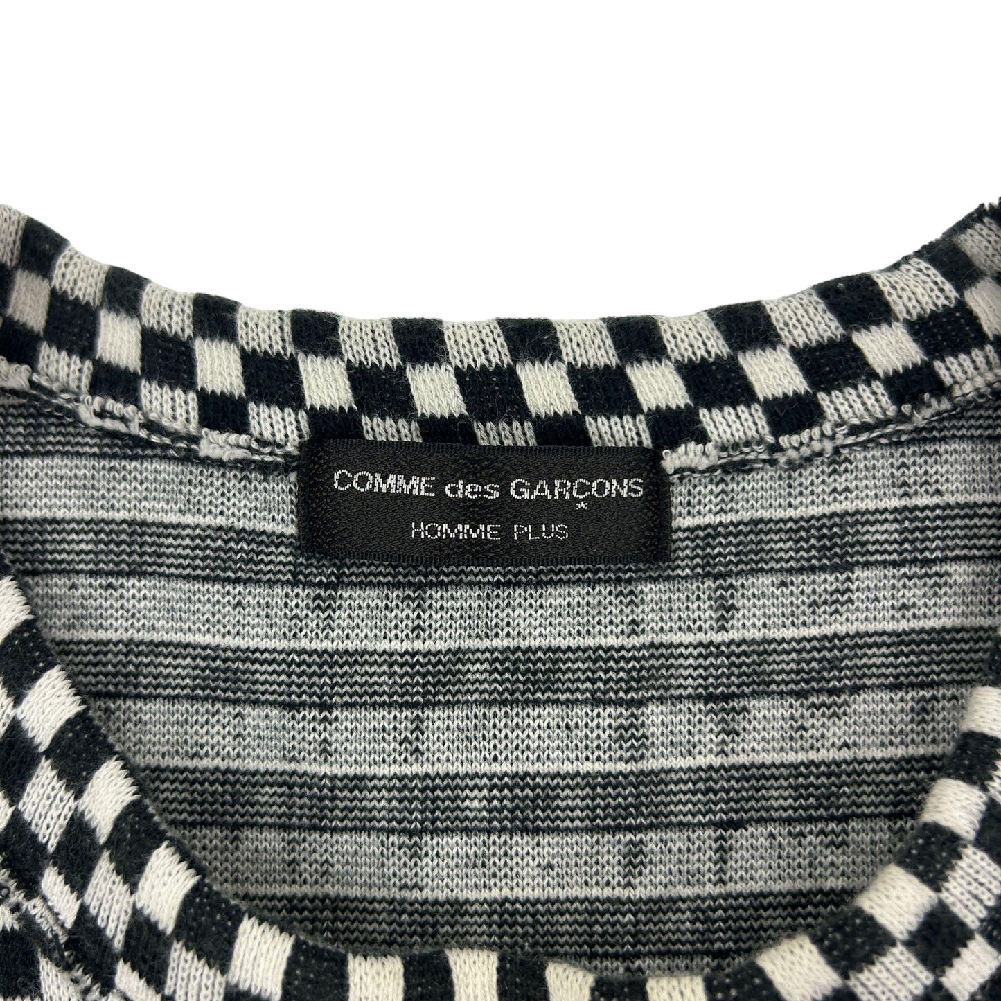 Vintage Comme Des Garcons HOMME PLUS Checkerboard Jumper Size S - Known Source