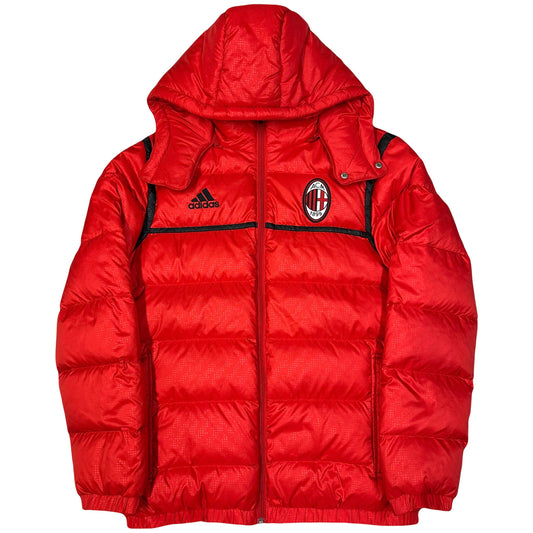 Adidas AC Milan Puffer Jacket In Red ( S ) - Known Source
