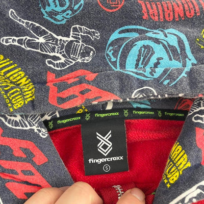 BBC billionaire boys club X Fingercroxx zip hoodie size XS - Known Source