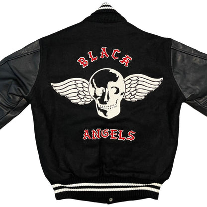 Black Angels MC Varsity Jacket - Known Source