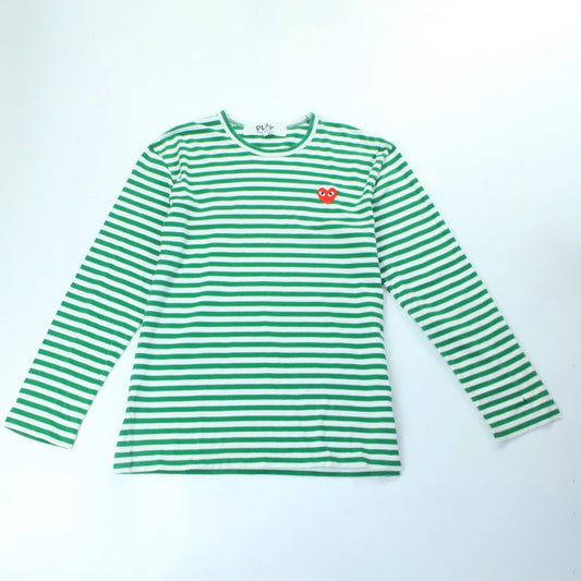 COMME DES GARCONS PLAY LITTLE RED HEART LONG SLEEVE TEE (L) (L) - Known Source