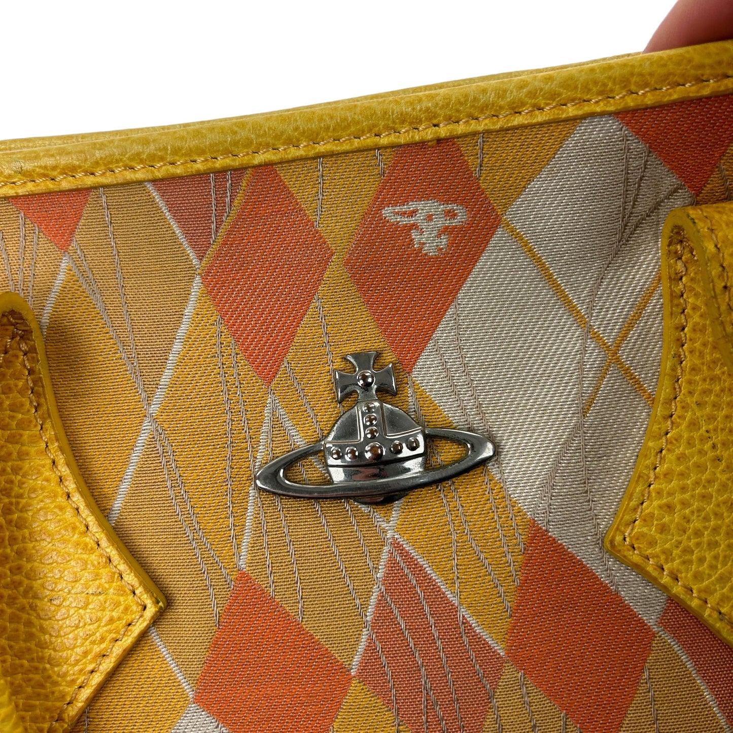 Vintage Vivienne Westwood Orb Pattern Shoulder Bag