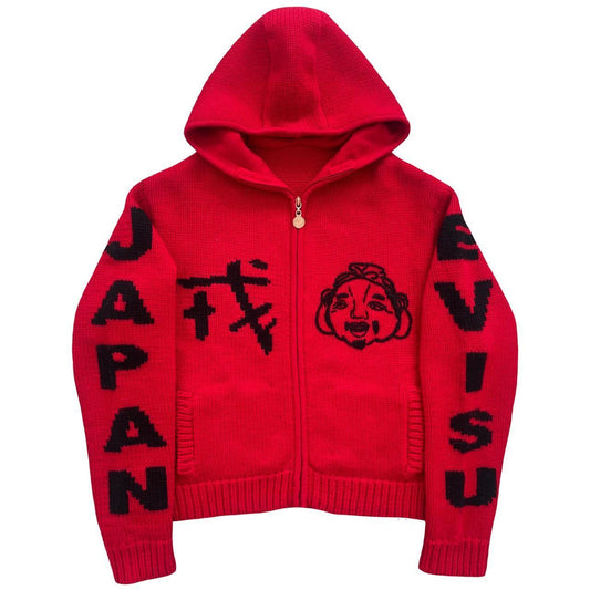 Evisu Cowichan Knitted Hoodie - Known Source
