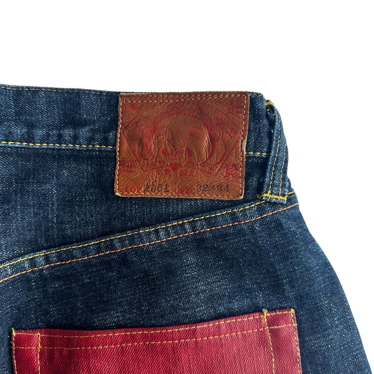 Evisu Multi Pocket Rainbow Denim Jeans - Known Source