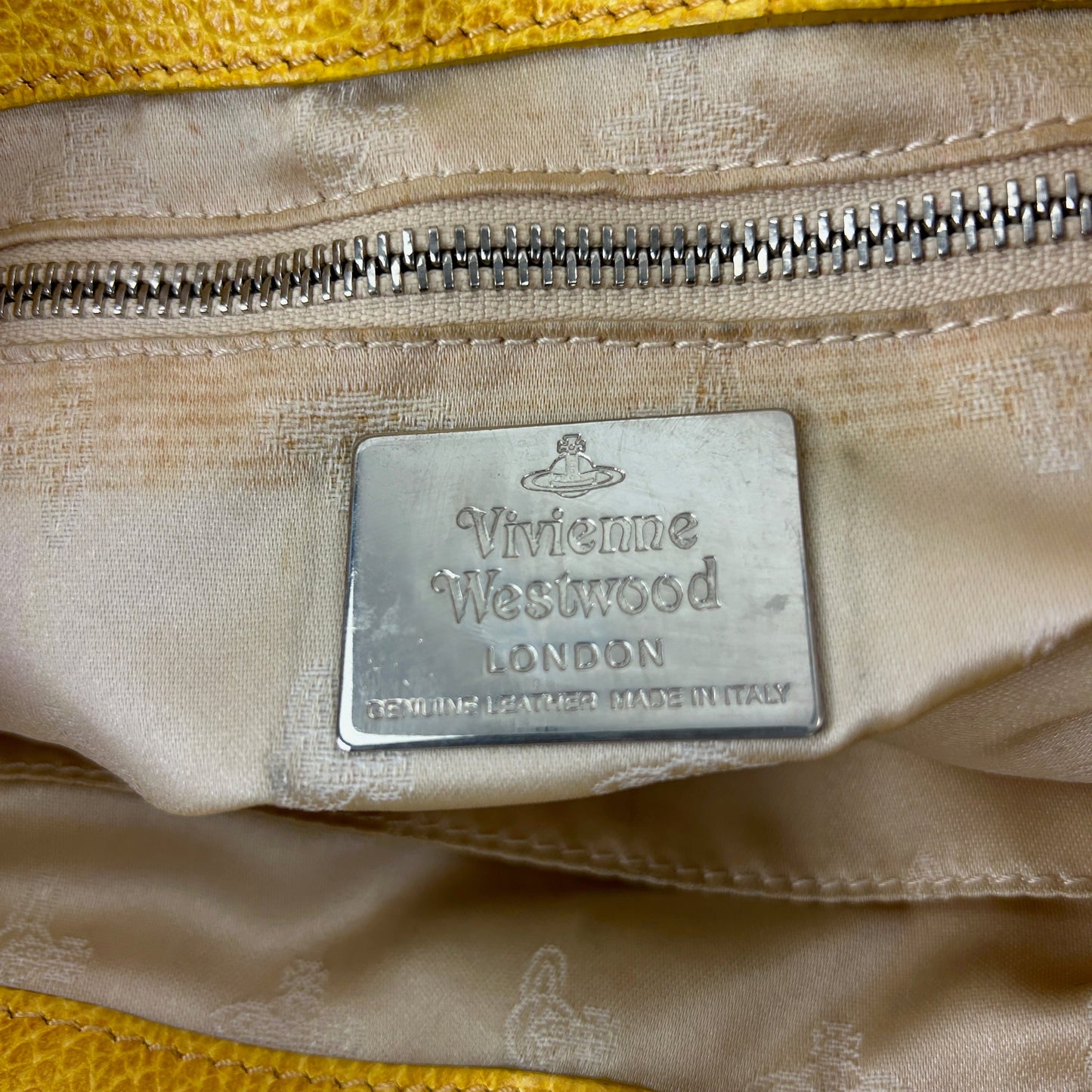 Vintage Vivienne Westwood Orb Pattern Shoulder Bag
