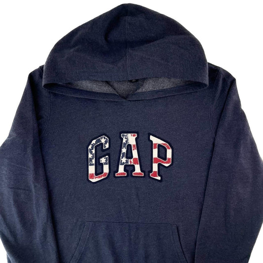 GAP American flag logo hoodie woman’s size XL - Known Source