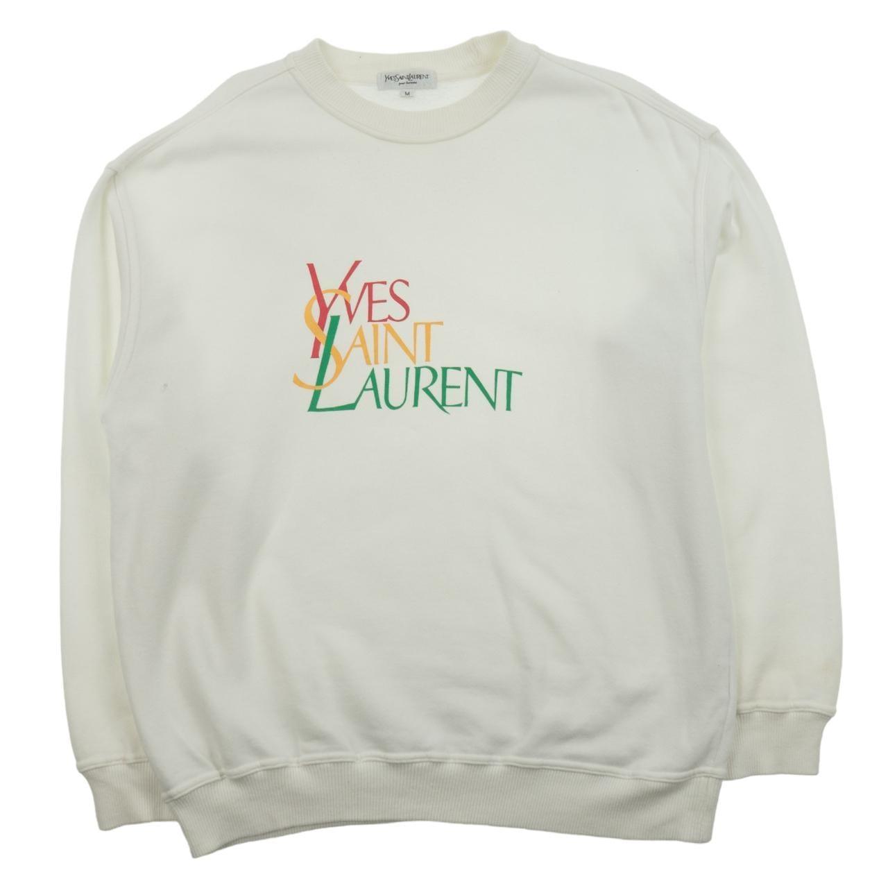 Vintage yves saint hot sale laurent sweatshirt