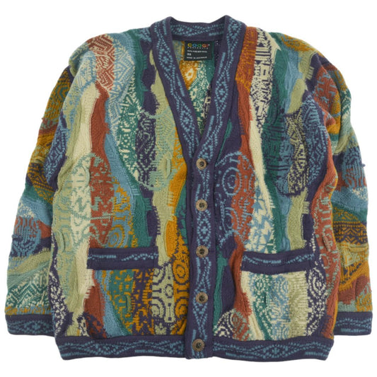 Vintage Coogi Knitted Cardigan Size S - Known Source