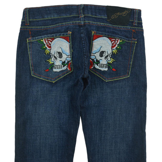 Vintage Ed Hardy Skull Jeans Women's Size W29 - Known Source