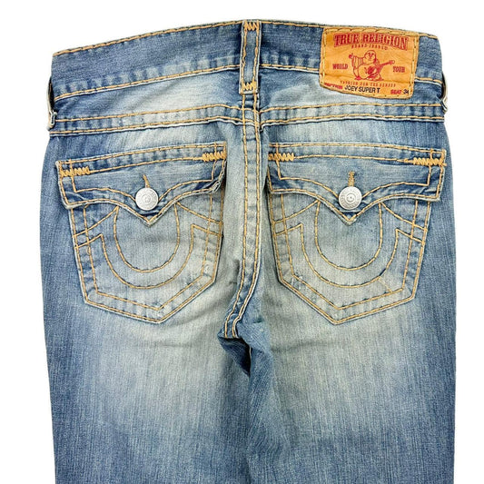 Vintage True Religion Big Stitch Denim Jeans Trousers W30 - Known Source