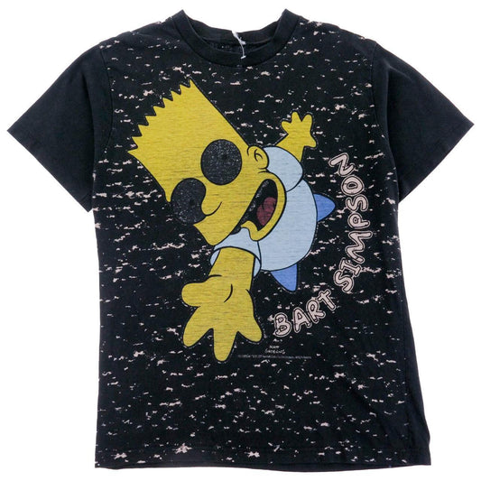 Vintage Bart Simpson Space T Shirt Size M - Known Source