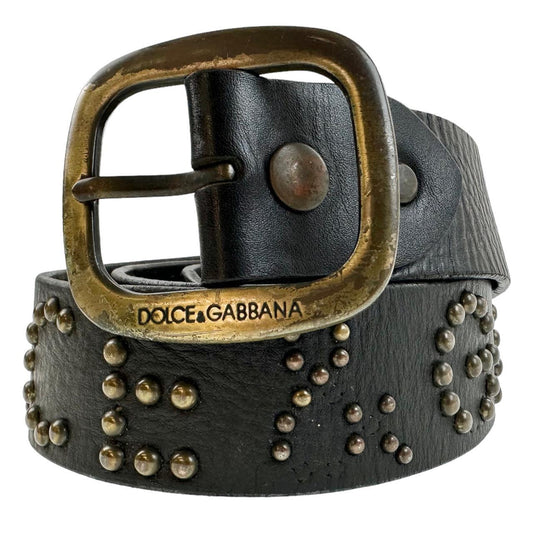 Vintage Dolce And Gabbana Studded Belt - Known Source