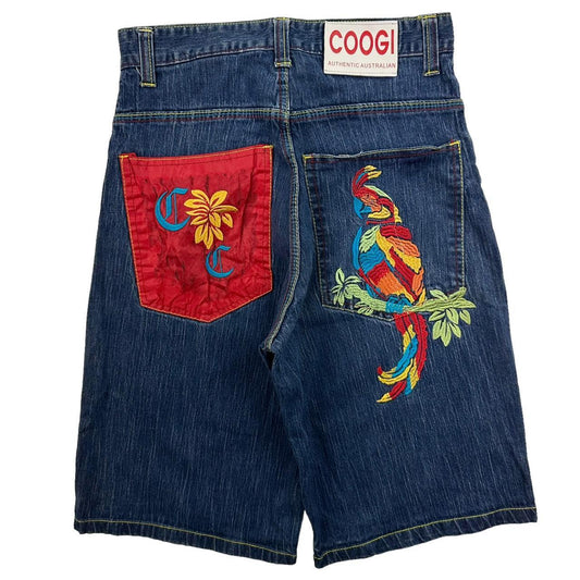 Vintage Coogi Parrot denim shorts W30 - Known Source