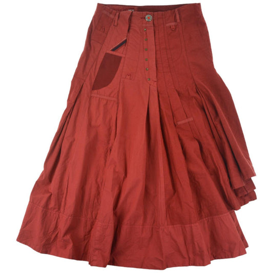 Vintage Marithe Francois Girbaud Pleated Skirt Size W28