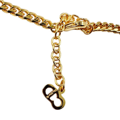 Vintage Dior Heart Stone Necklace