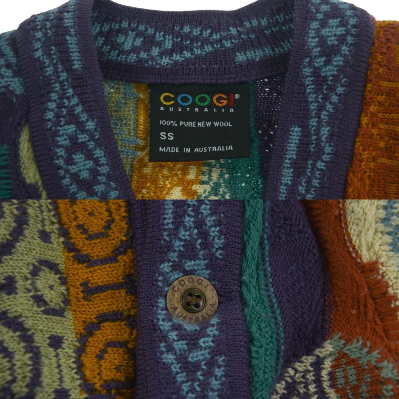 Vintage Coogi Knitted Cardigan Size S - Known Source