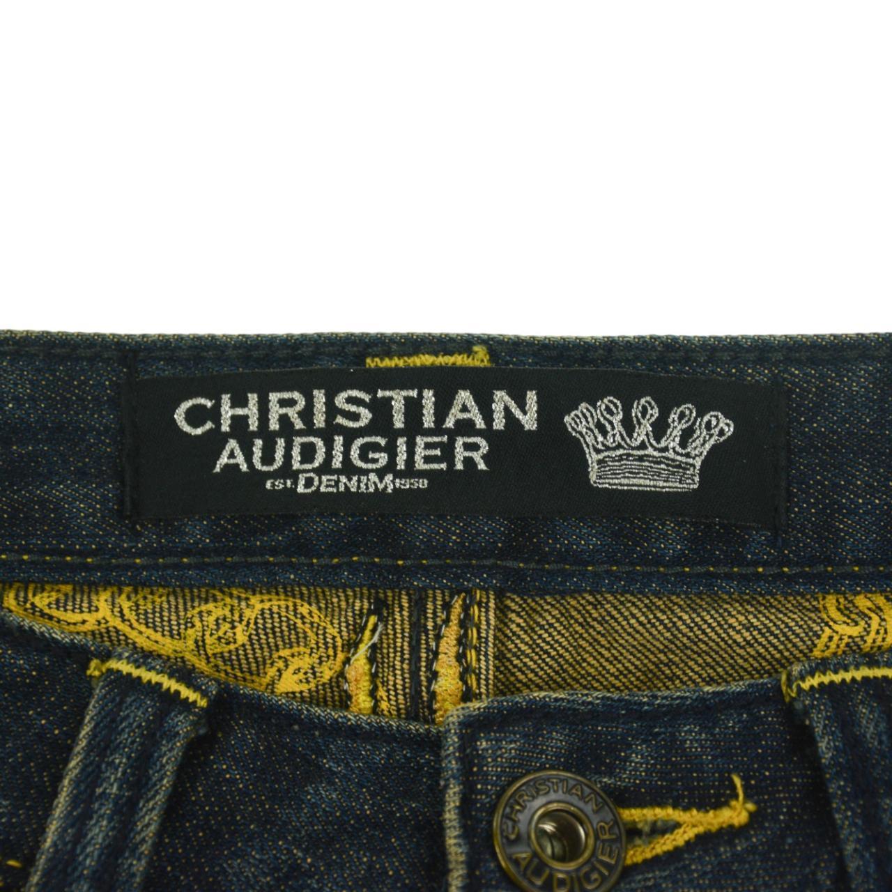 Vintage Christian Audigier Jaguar Denin Jeans Size W30 - Known Source