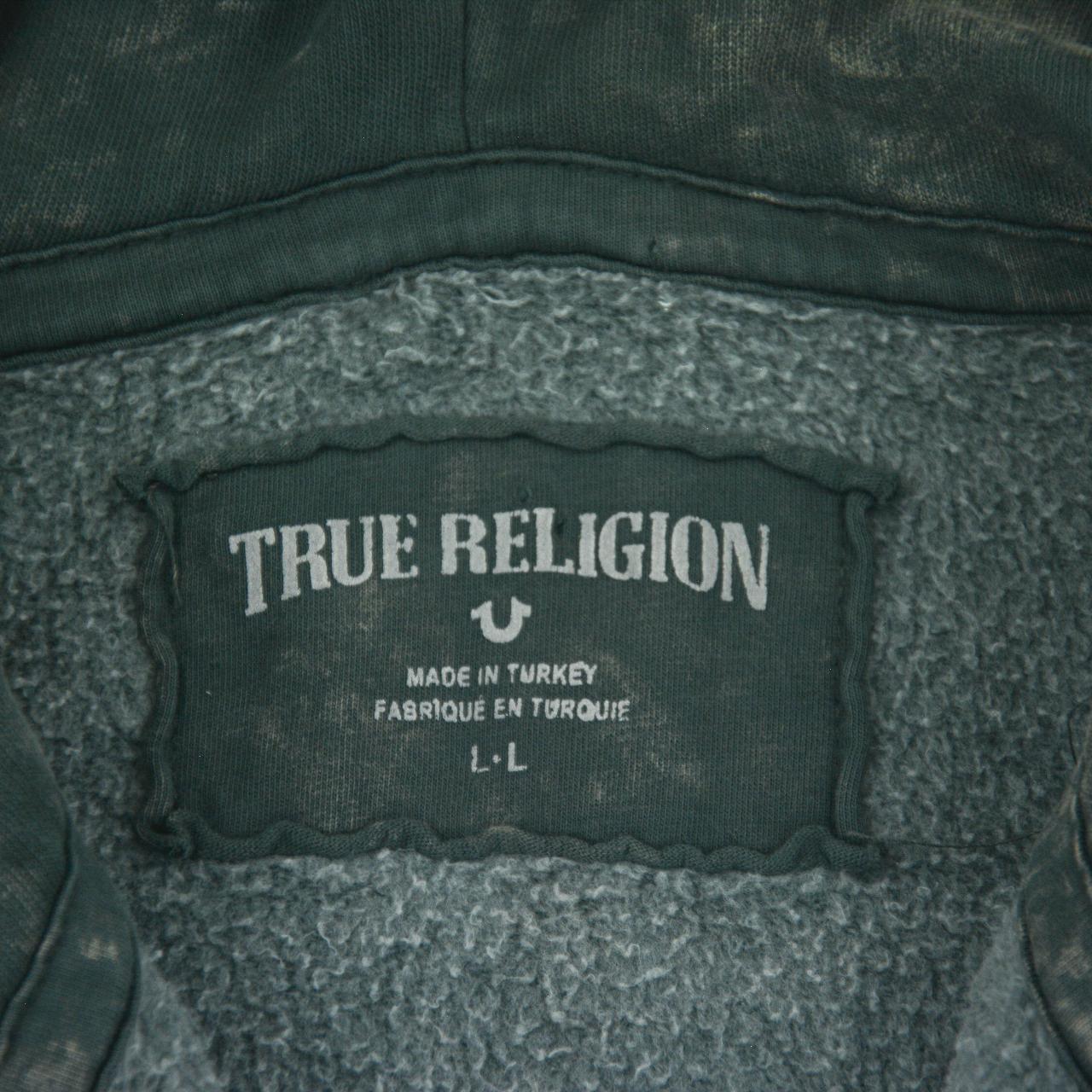 Vintage True Religion Zip Up Hoodie Womans Size L - Known Source