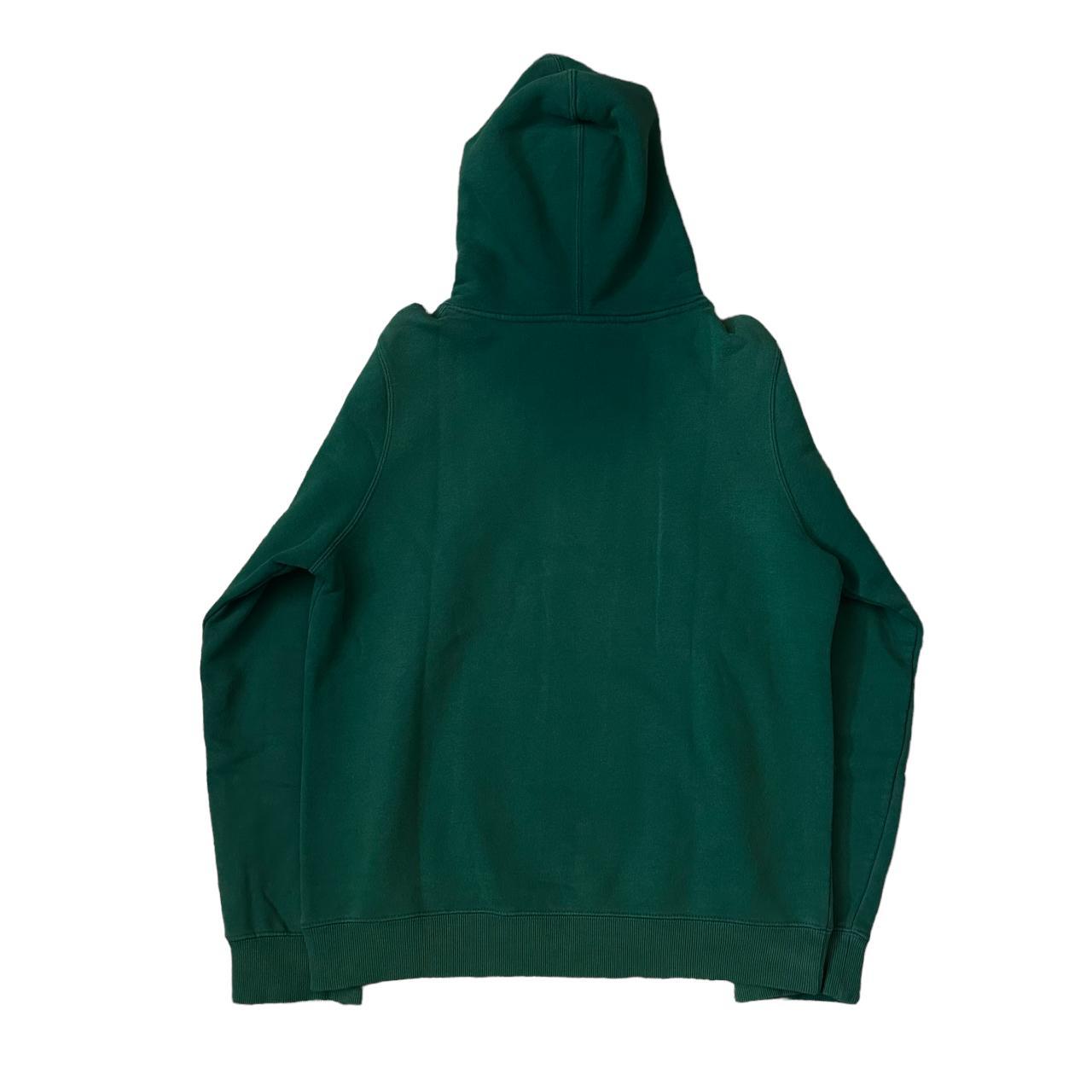Stussy pine Green logo hoodie