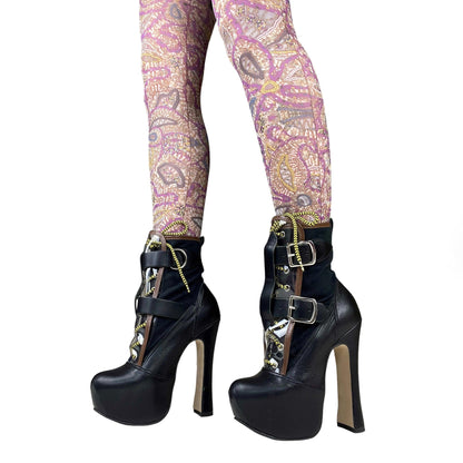 c.2013 Vivienne Westwood Elevated Seditionaries Bondage boots - Known Source