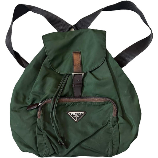 Prada Green Backpack