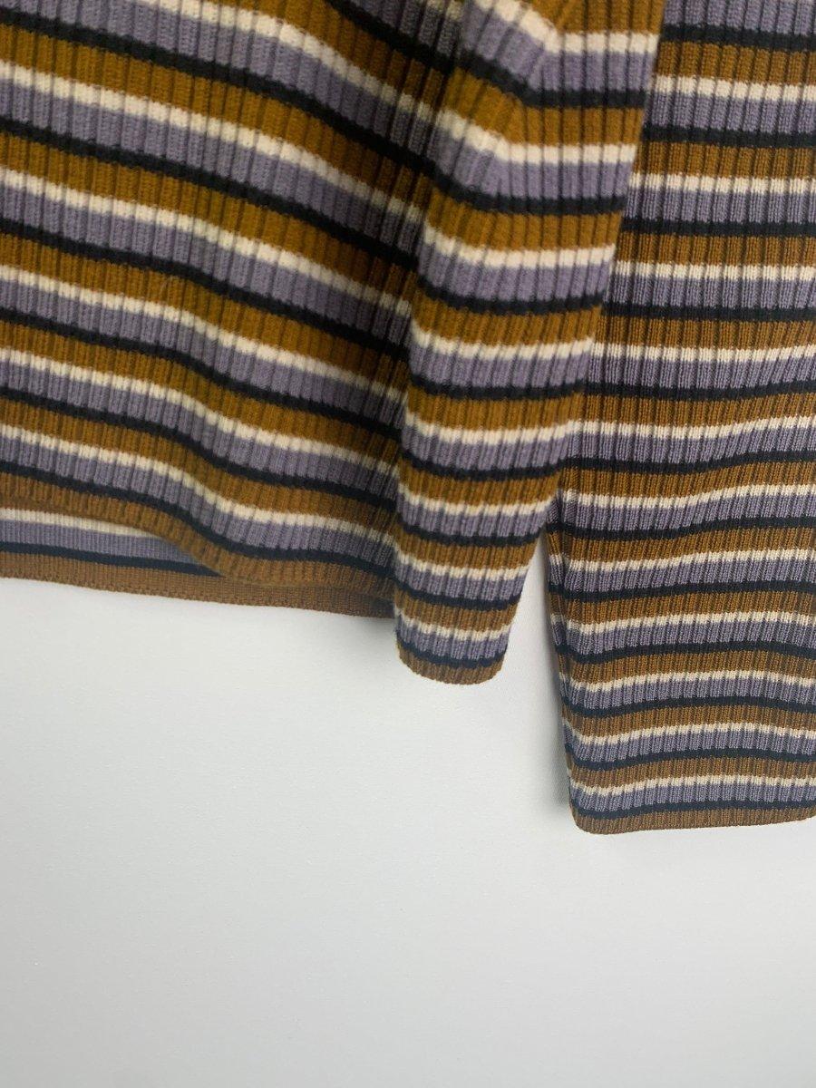 (L) Dries Van Noten AW2016 Striped Knit Sweater - Known Source