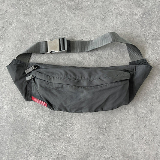 Prada Sport 2000s cross body belt bag (15”x6”) - Known Source