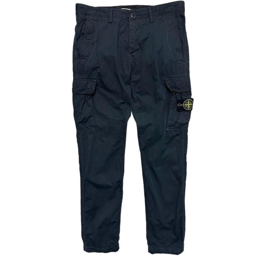 Stone Island Navy Dyed Canavs Cargos - Known Source