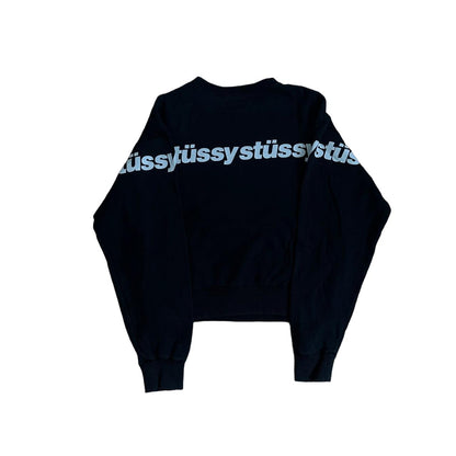 Stussy woman’s long Sleeve Front and back print jumper - Known Source