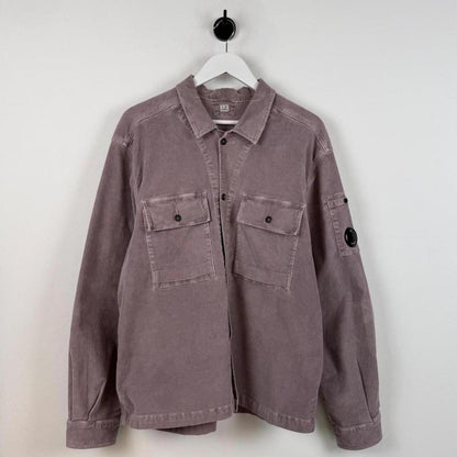 C.P. Company Corduroy Overshirt Lilac (XL) | Extra Large, Lilac