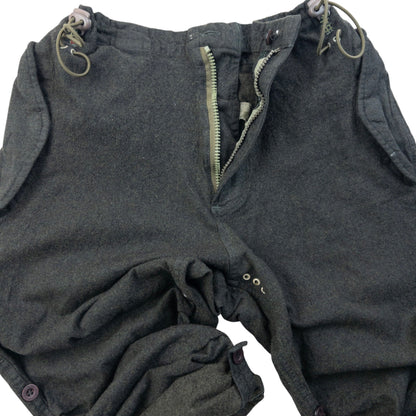 Vintage Maharishi Wool Roll Up Trousers Size S | Small, Grey