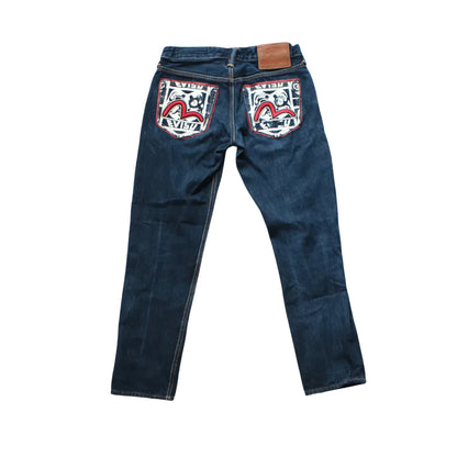 EVISU SEAGULL PRINT JEAN