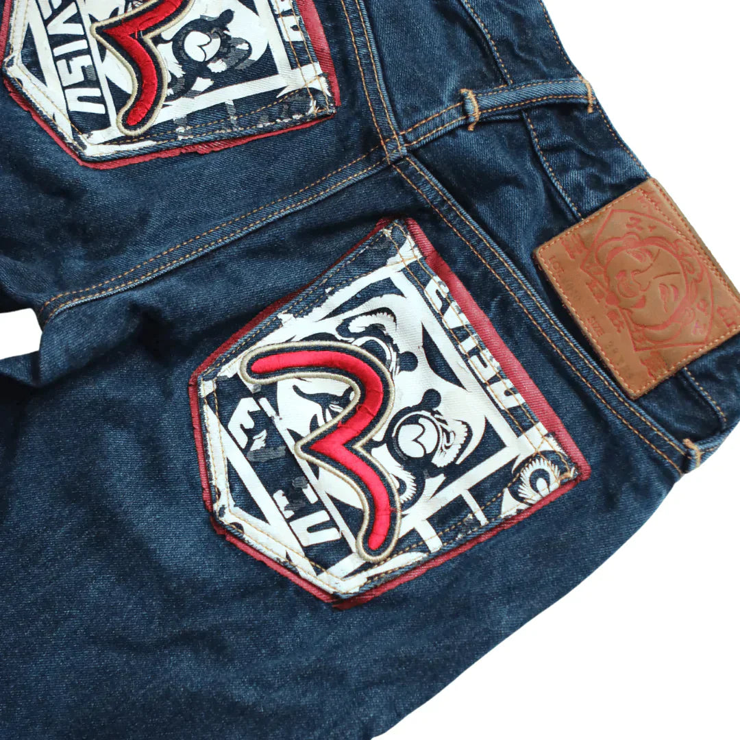 EVISU SEAGULL PRINT JEAN