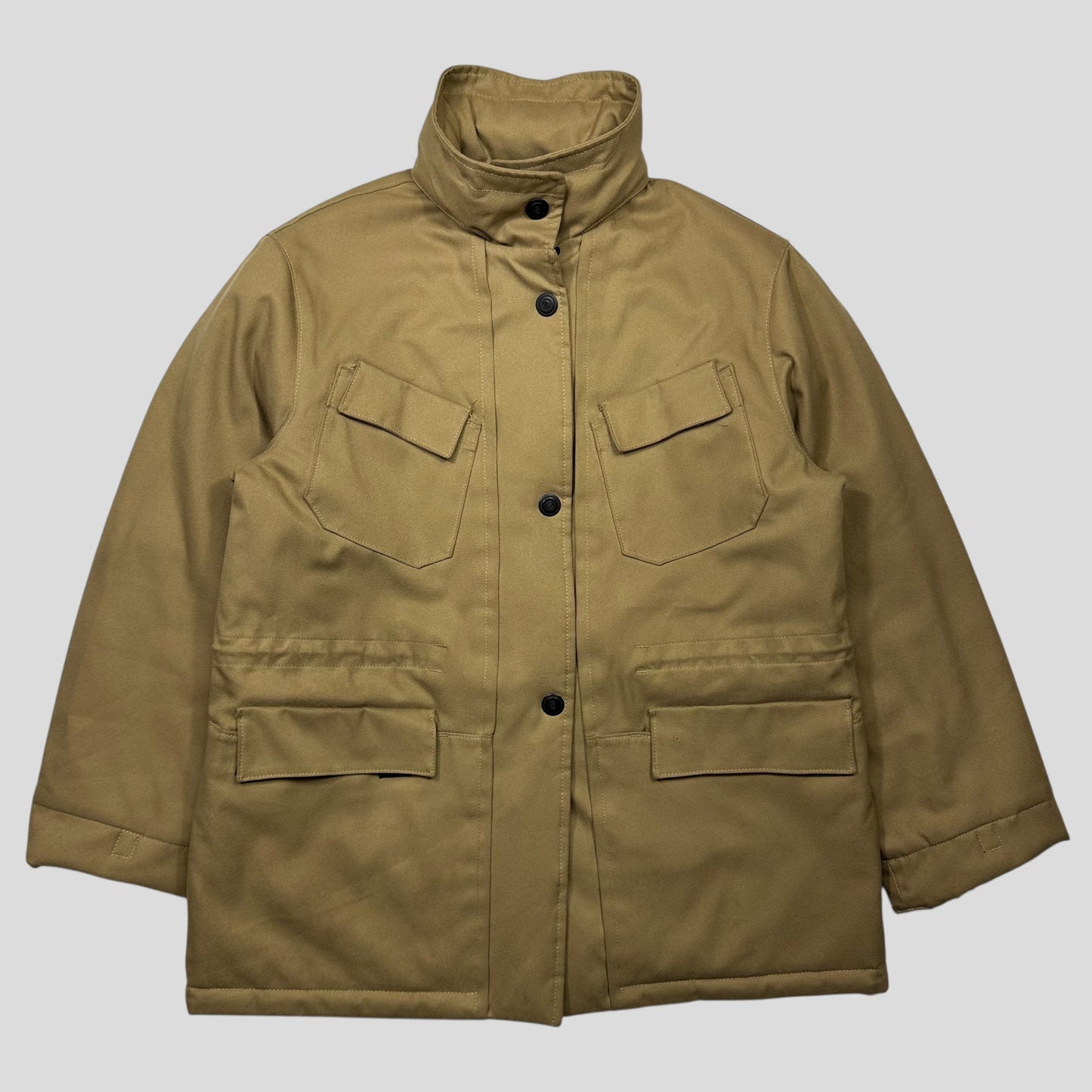 Massimo Osti Studio 1999 Asymmetrical Cuff Padded Field Jacket - M