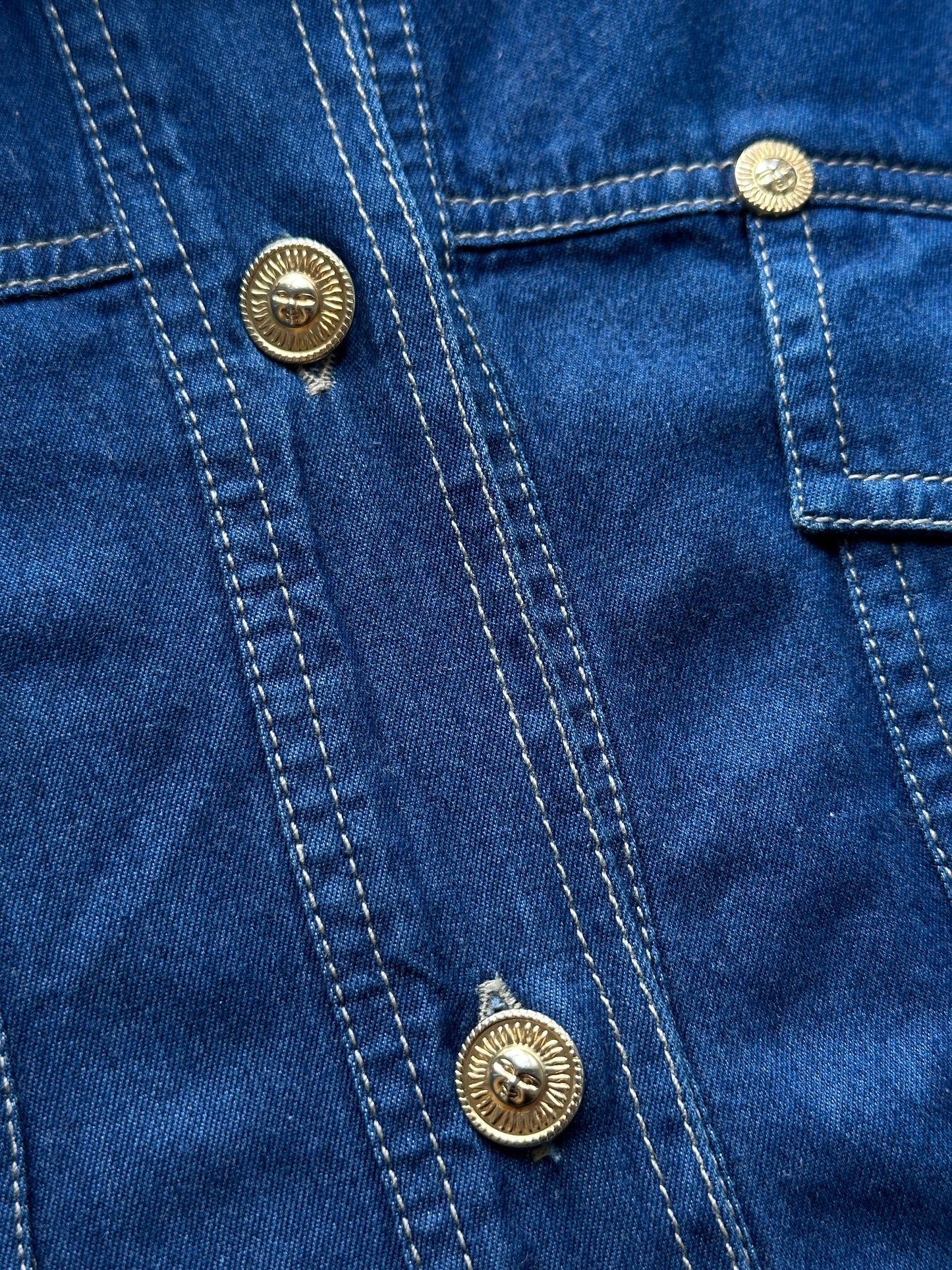 Versace Jeans Couture Sun God Denim Shirt - L