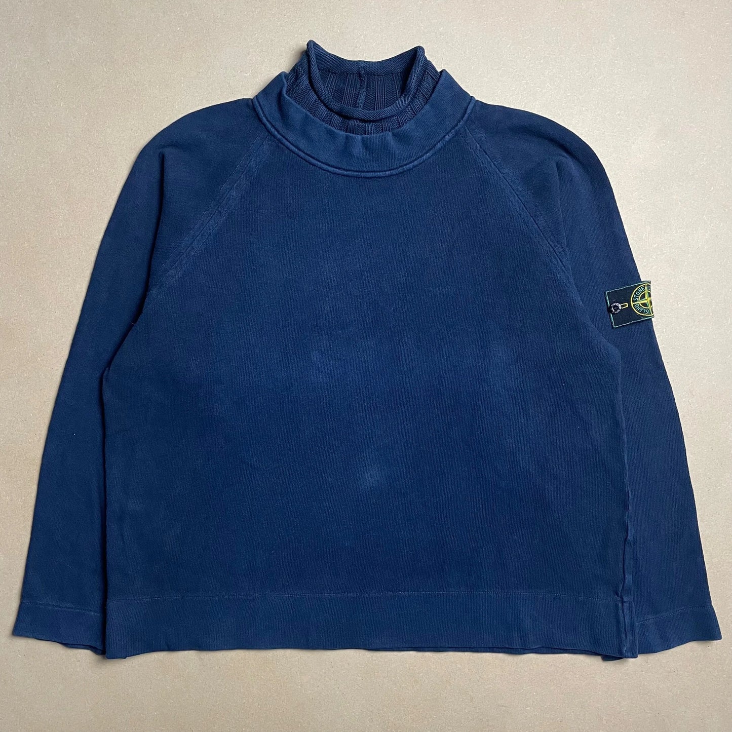A/W 1998 Paul Harvey Oxford Blue Double Neck Sweater