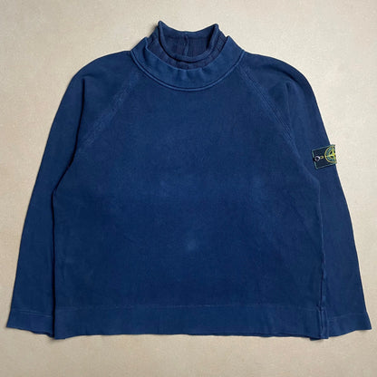 A/W 1998 Paul Harvey Oxford Blue Double Neck Sweater