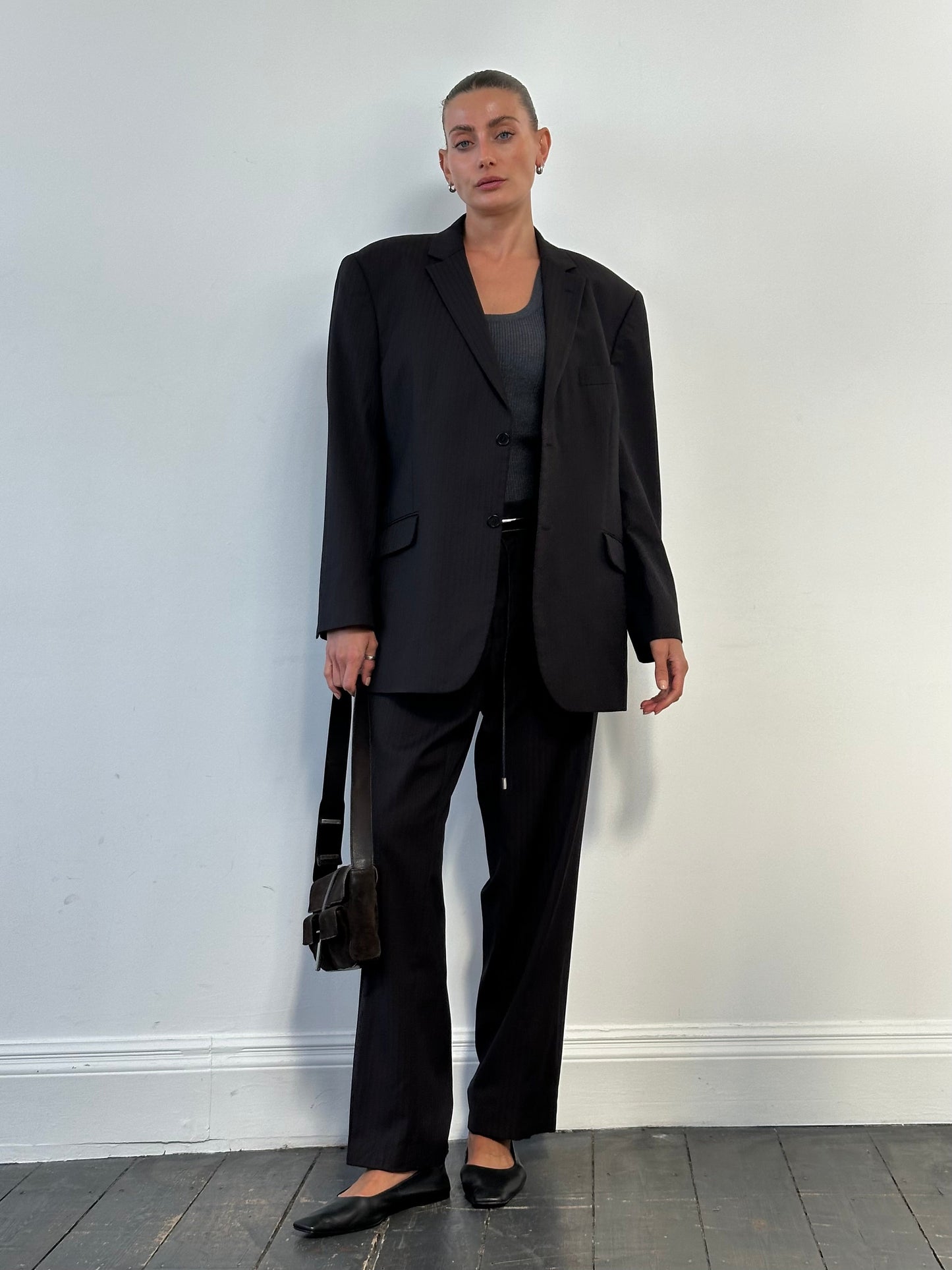 Balmain Pinstripe Pure Wool Single Breasted Suit - 44S/W34