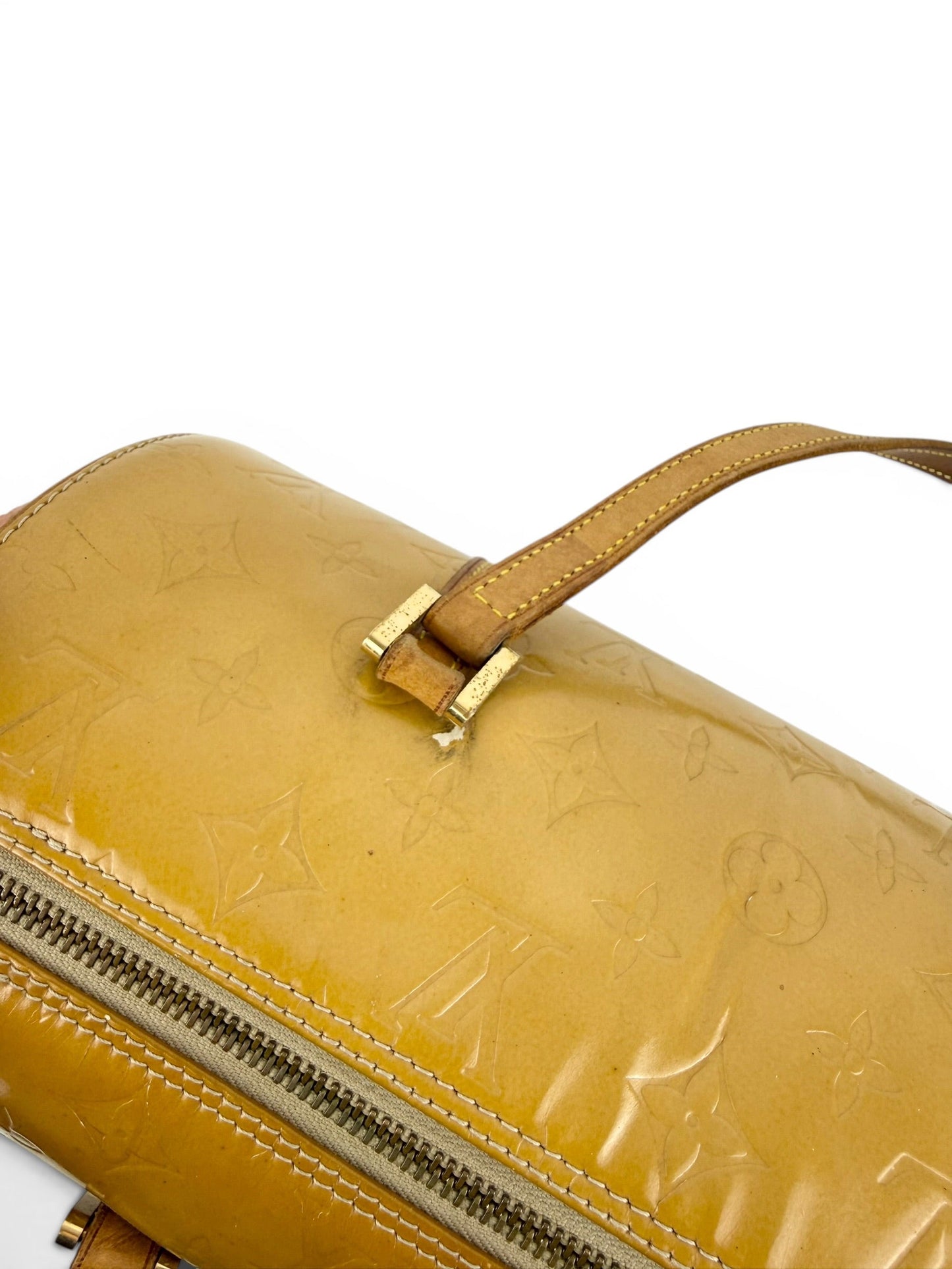 Vintage 1999 Louis Vuitton Vernis Bedford Handbag | O/S, Gold