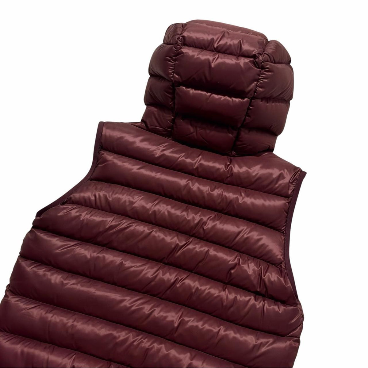Moncler Down Amiens Gilet | Medium, Burgundy