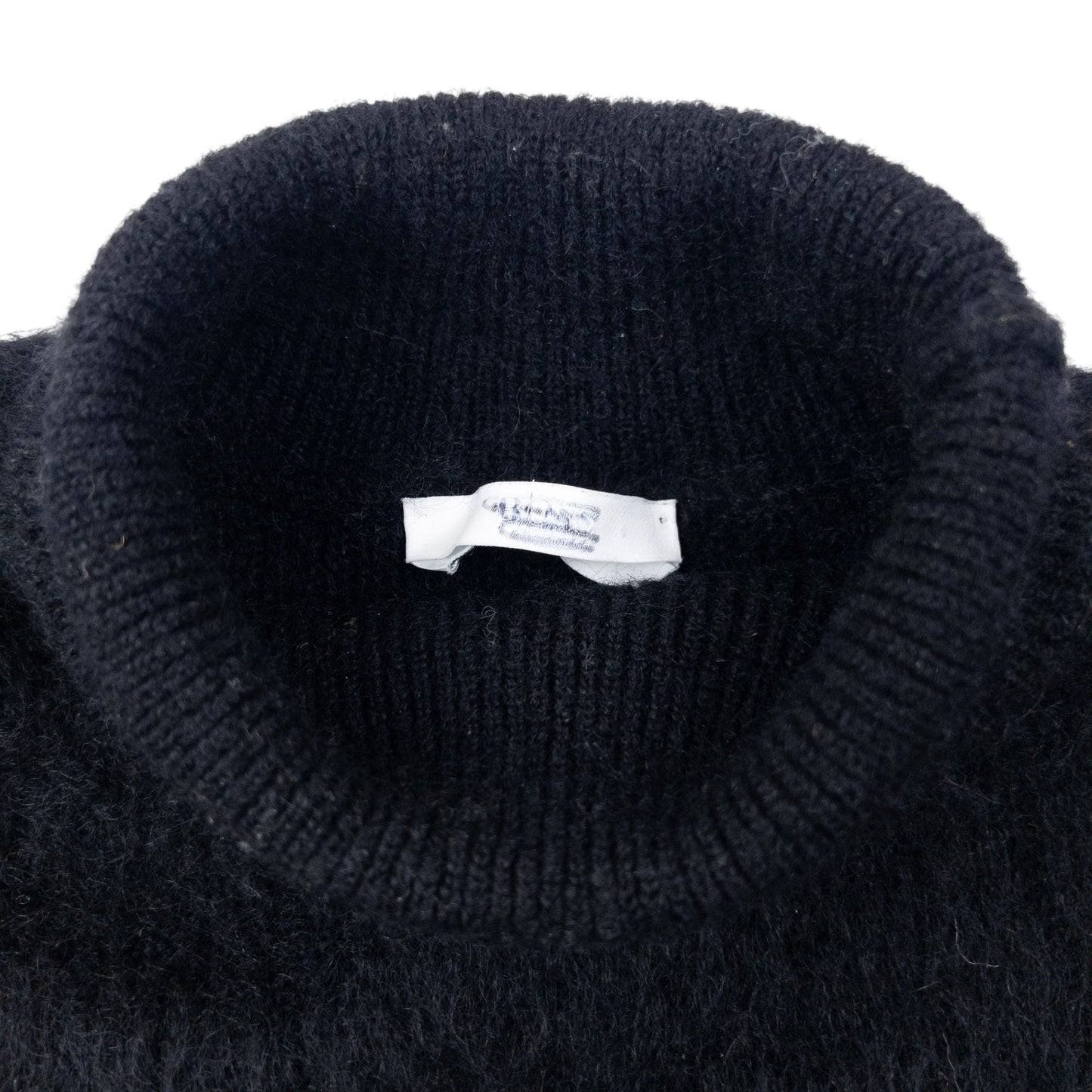 Vintage Hugo Boss Mohair Wool Turtleneck Jumper Womens Size M | Medium, Black