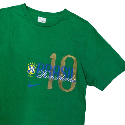 Nike Ronaldinho Brazil Shirt In Green ( S )