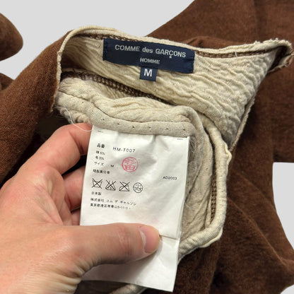 Comme Des Garçons 2003 Reversible Wool Textured Jumper - XS/S