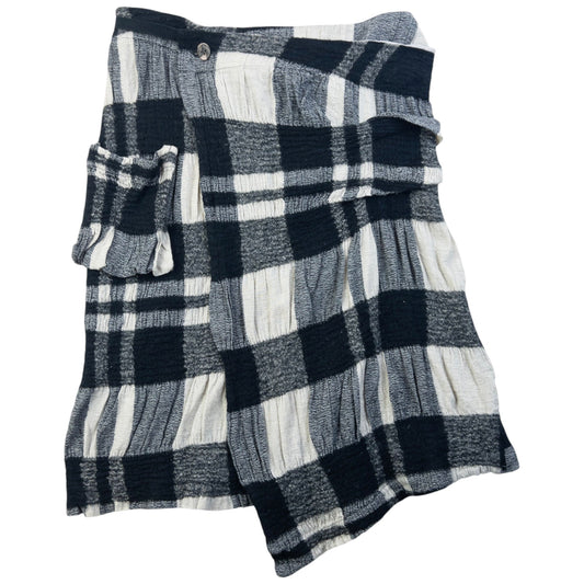 Vintage 90s Plantation By Issey Miyake Checkered Wrap Skirt Womens Size W32 | W32, Multicoloured