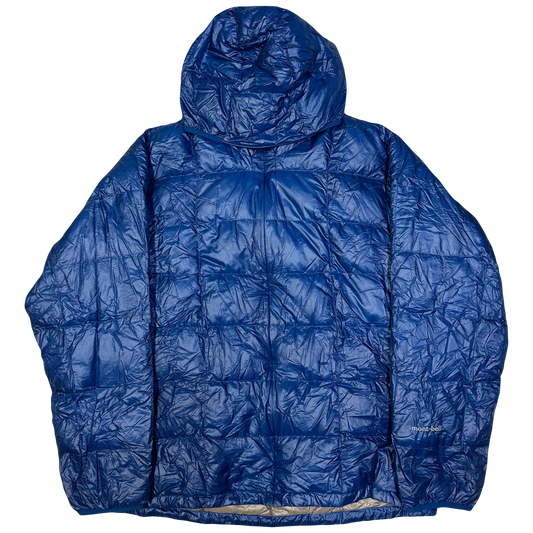 Montbell Square Stitch Down Puffer Jacket In Blue ( XL )