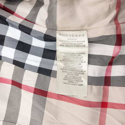 Vintage Burberry Nova Check Lined Belted Trench Coat Womens Size S | Small, Beige