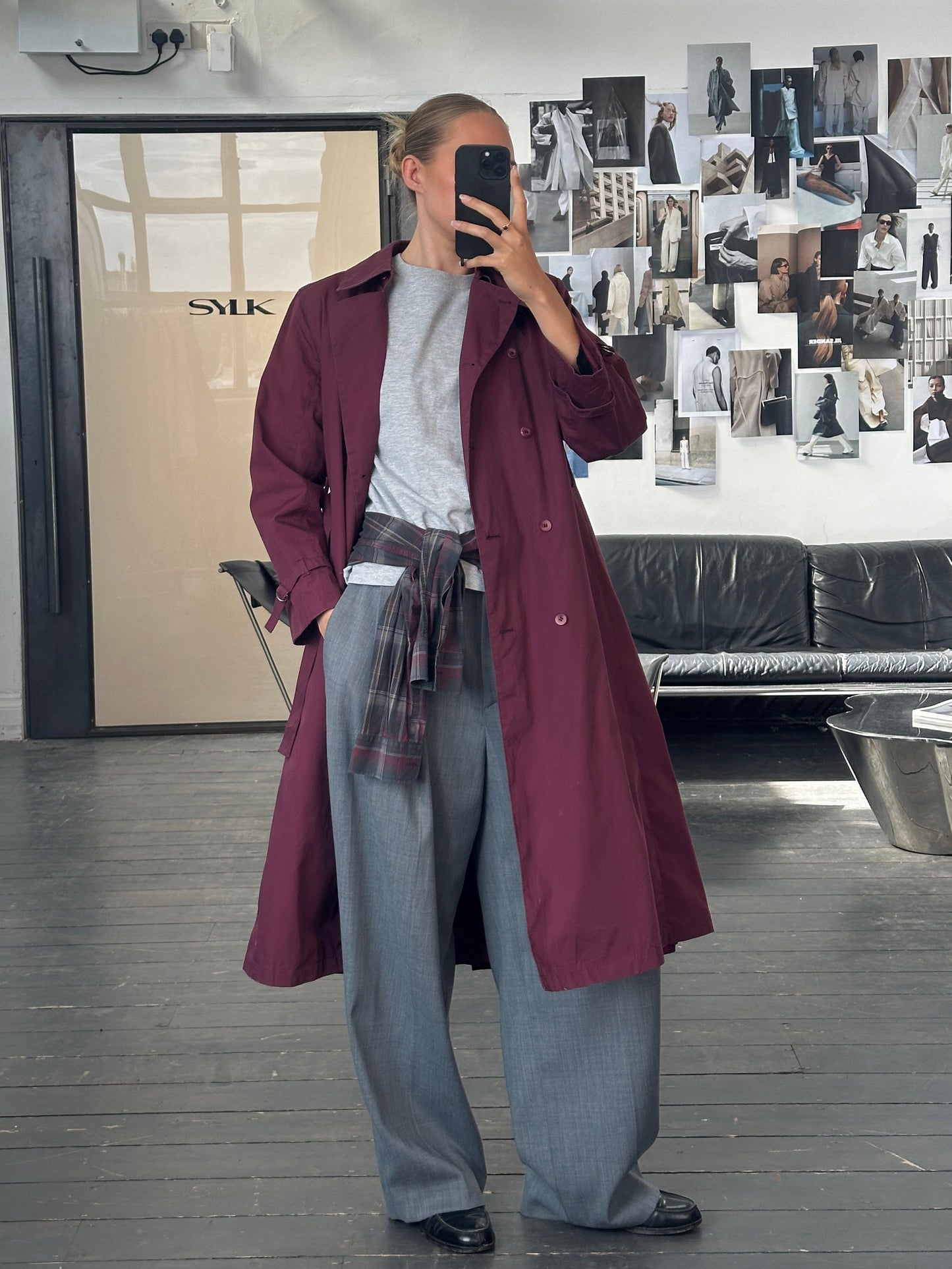 London Fog 1980s Double Breasted Trench Coat - M