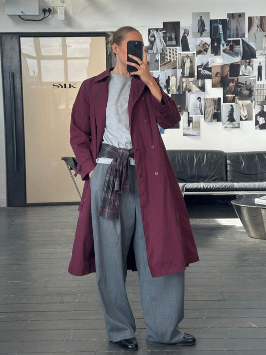 London Fog 1980s Double Breasted Trench Coat - M