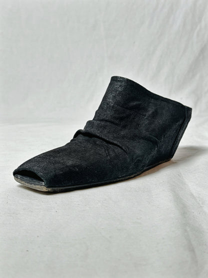 RICK OWENS SUEDE MULE | Default Title, Black